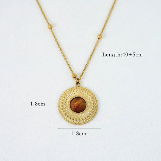 Bohemian Tiger Eye Beaded Necklace, Handmade Gemstone Choker, Luxury Vacation Layering Piece