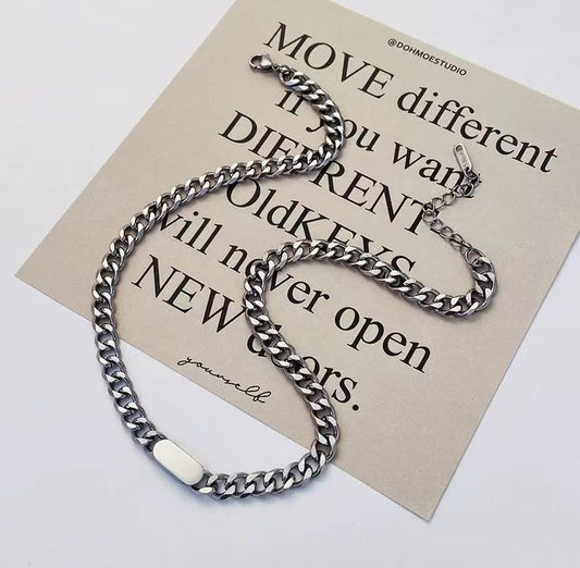 Urban Streetwear Choker Collar | Unisex Hip Hop Chain