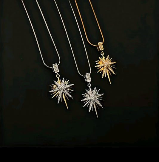 Sunflower Bling Pendant Necklace, Unisex Retro Hip Hop Layering Chain, Iced Out Collar necklace