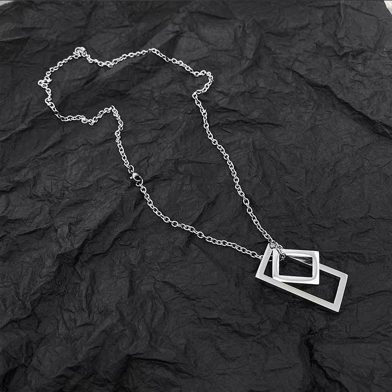 Minimalist Luxury Pendant Necklace for Men & Women | Urban Hip Hop Designer Chain